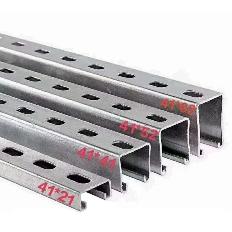 Hot-Dip Galvanized U-Channel Steel Dhukungan Bracket