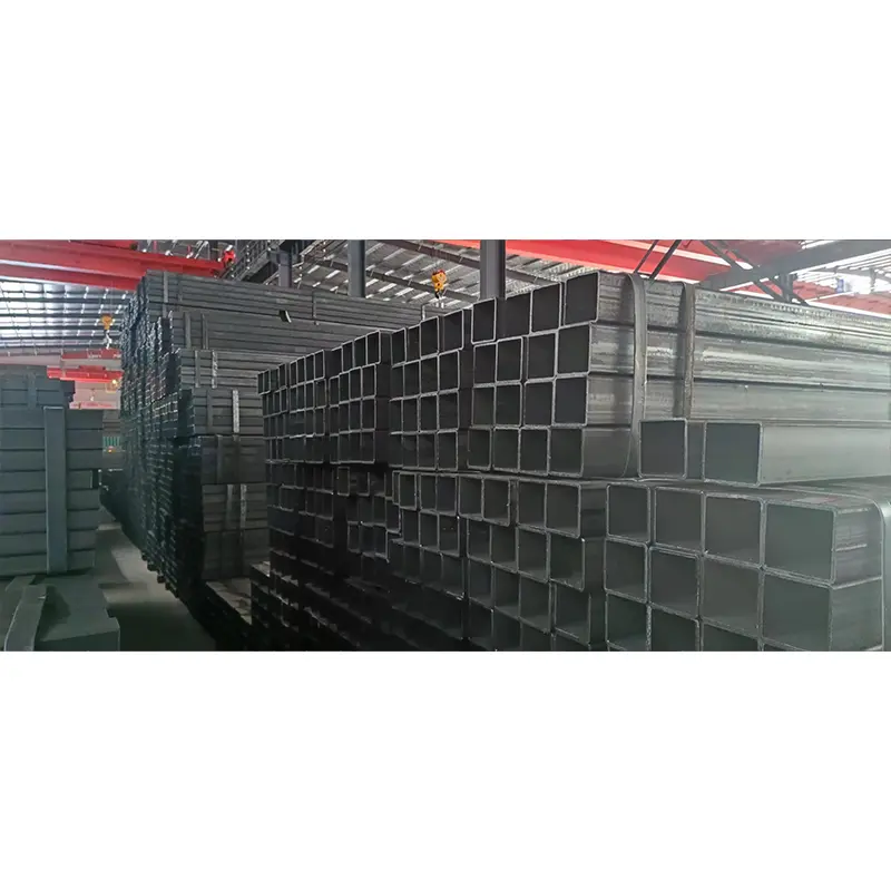 Gedhe Diameter Ireng Rectangular lan Square Steel Tube Gedhe Diameter Ireng Rectangular lan Square Steel Tube