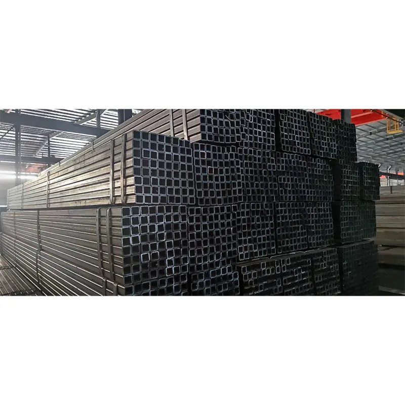 Tembok lancip Ireng Persegi Panjang lan Square Steel Tube Tembok lancip Ireng Persegi Panjang lan Square Steel Tube